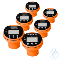 OxiTop®-IDS 6, Sechs OxiTop®-IDS Funkmessköpfe mit Bluetooth® LE Technologie zum Sechs...